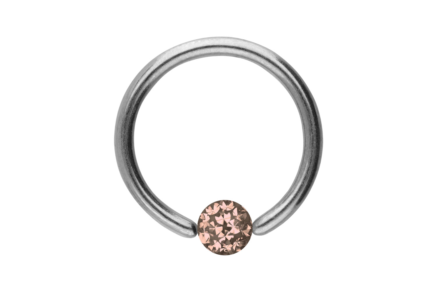 Chirurgenstahl Klemmkugelring Piercing EPOXY-KUGEL